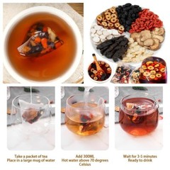 Ginseng Mulberry Medlar Tea, Kidney tea ,liver tea,kidney health for Men & Women
