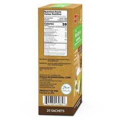 Pocas Honey Ginger Instant Tea Powder, Soursop Flavor, Real Ginger Extract & Hon