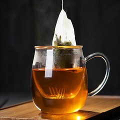 500 Disposable White Non-Woven EMPTY Tea Bags Drawstring Filter Bags for Spices