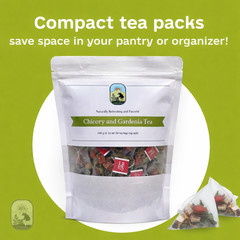 Spring SALE Chicory and Gardenia tea 150g 30bags Lily Mulberry Kidney Support