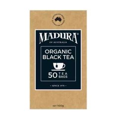 Organic Black Tea Madura Tea 500 Bags, 50 tea bags X 10 boxes = 500 tea bags