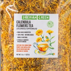 Siberian Green Calendula Flowers Petals Tea 227g (8 oz) Dried Marigold Altai