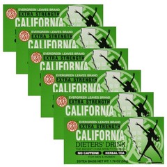 California Dieter’s Extra Strength Green Tea 20 Count Pack of 6