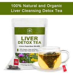 Milk Thistle & Dandelion Root Tea – Liver Cleanse Detox Kidney &Pancreas Support