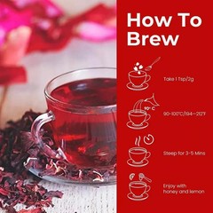 Dried Hibiscus Flowers Cut & Sifted, Flor de Jamaica, Hibiscus Tea Jamaica 100g