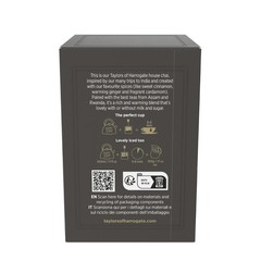 Classic Chai Tea Bags – Warming Black Tea with Cardamom & Cinnamon, 20 Count