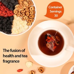 Ginseng Five Treasures Tea – Improve kidney deficiency, impotence, etc. – 150g