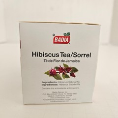 Badia Hibiscus Tea Sorrell 50 Bags Antioxidant No Caffeine BB 10/2027