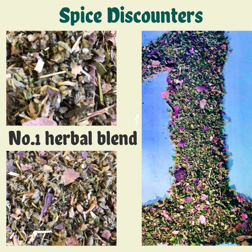No.1 Herb Blend – Lotus Skullcap Damiana Passionflower Mullein – ounce 1 2 4 8