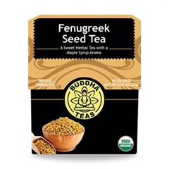 Organic Fenugreek Seed Tea Kosher,Caffeine Free,GMO-Free,18 Tea Bags