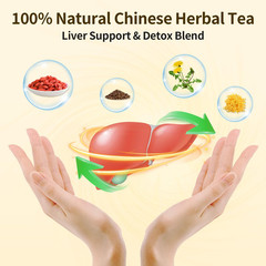® Dandelion Wolfberry Tea Organic 120G/12 Bags Kidneys & Liver Health, Eye Healt