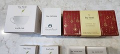 Tea Forte Gift Set 1 Cafe Cup 2 Tea Trays , Infuser, 60 Filter Bags, Warming Joy