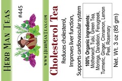 CHOLESTEROL TEA – the formula will gradually reduce blood fat and thin the blood