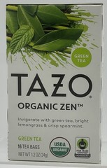 Lot of 3 TAZO Organic Zen Green Tea 48 Bags Caffeinated BB 05/2027 Sealed