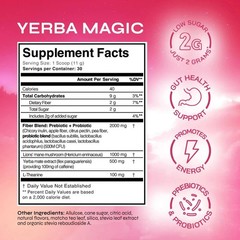 Yerba Magic, Yerba Mate Tea Instant Powder Drink with Nootropics, Pre & Probioti