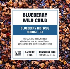2 bags Blueberry Wild Child By: Tiesta Tea Loose Leaf w/ Apple, Hibiscus 40 Cups