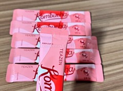 TEAZEN Kombucha Raspberry 30 Sticks | Sugar-Free Prebiotic