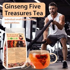 Ginseng Five Treasures Tea – Improve kidney deficiency, impotence, etc. – 150g