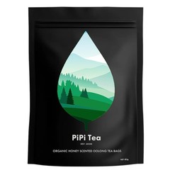 PiPi Tea Organic Oolong Bags – Whole Leaf, 20 (4g Each)