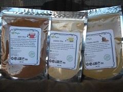 YERBA MATE BLACK TEA powder 8oz 1/2lb, water soluble, ENERGY , KOMBUCHA, PAJE