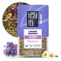 Té de hierbas con lavanda y manzanilla, mezcla calmante de hojas sueltas