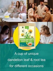 Dandelion Leaf & Root Tea Bags Herbal Tea Bags for Liver & Kidney Health Detox