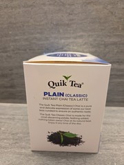 Quik Tea – PLAIN CLASSIC Instant Chai Tea Latte 20 servings / All Natural