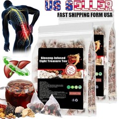 Ginseng Five Treasure Tea – Kidney Support, Red Date Herbal Blend 30-150 bags