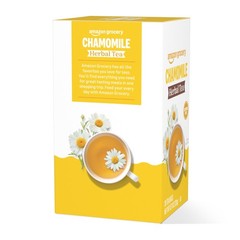 Amazon Grocery, Chamomile Herbal Tea Bags, 20 Ct 20 Count (Pack of 1)