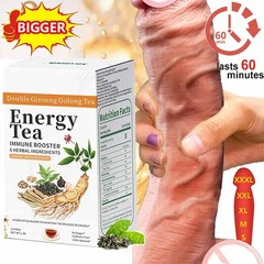 Energy Tea Immune Booster Ginseng Oolong Tea, Kidney Liver Tea For Women & Men