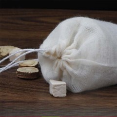 50pcs 10x15cm Cotton Tea Bags Gauze Filter Bags Drawstring Tea Bags Marinade Bag