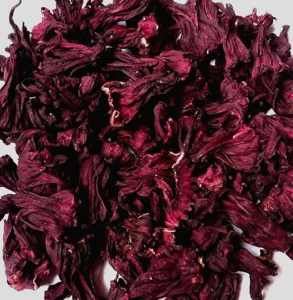 Organic Dried Hibiscus Flowers (Premium Cut & Sifted) – 1 lb, Caffeine-Free