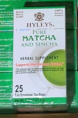 Lot Of 8 Hyleys Japanese Pure Matcha and Sencha 200 Bags Supports Immune System