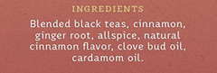 Tea Chai Spice Black Tea, Box of 100 Tea Bags