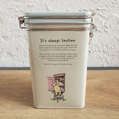 Charbrew Winnie the Pooh Earl Grey Tea Tin 60 Tea Bags 120g Collectible Canister