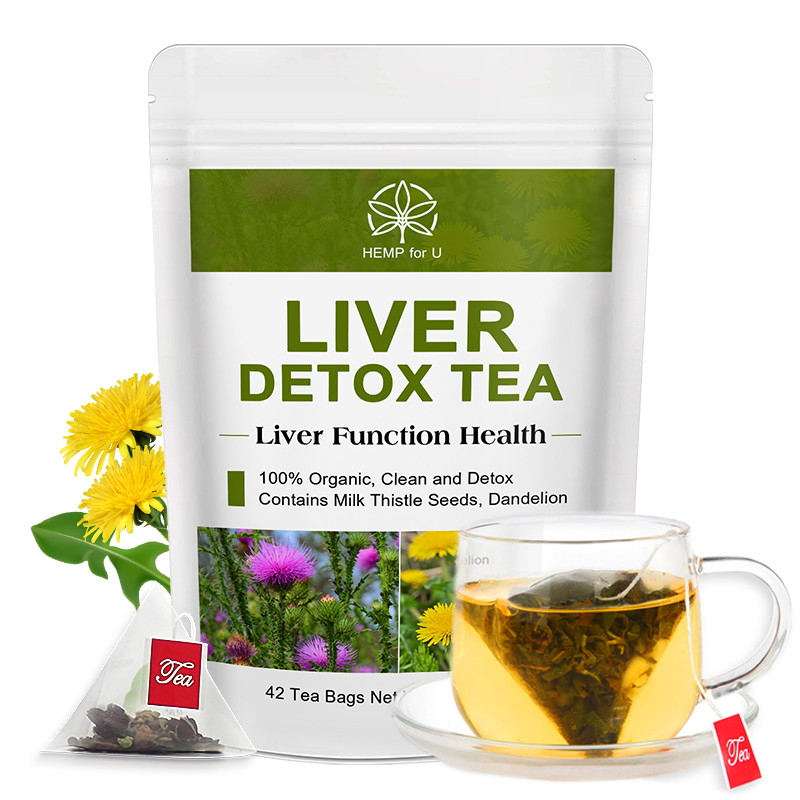 42Tea Bags Liver,Kidney and Pancrea Herbal Compound Detox&Cleanse Herbal Tea