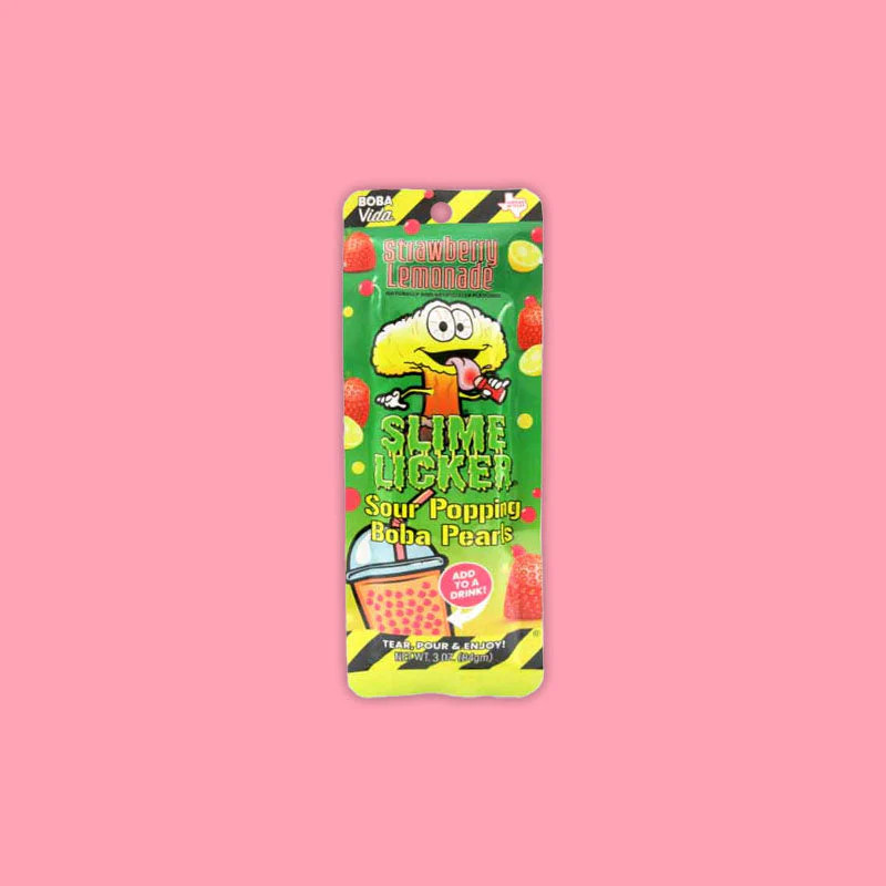 Bobavida Popping Boba Slime Lickers Strawberry Lemonade 84g (United States)