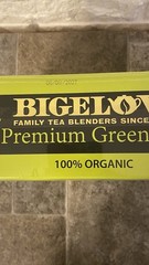 Bigelow Premium Green Tea 100% Organic-160 Individually Wrapped Tea Bags~03/2026