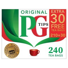 PG Tips 240 Tea Bags Pack of 2 – Damaged Box, Open Packaging, Fresh Inside
