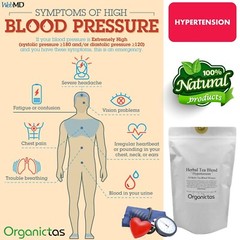 Organic Tea for High Blood Pressure – 24 Herbs Blend to lower BP naturally 100g