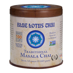 Blue Lotus Chai Tea – Traditional Masala Chai – Makes 100 Cups – 3 Ounce Masala