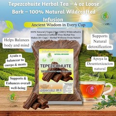 Tepezcohuite Herbal Tea – 4 oz Loose Bark – 100% Natural Wildcrafted Infusion –