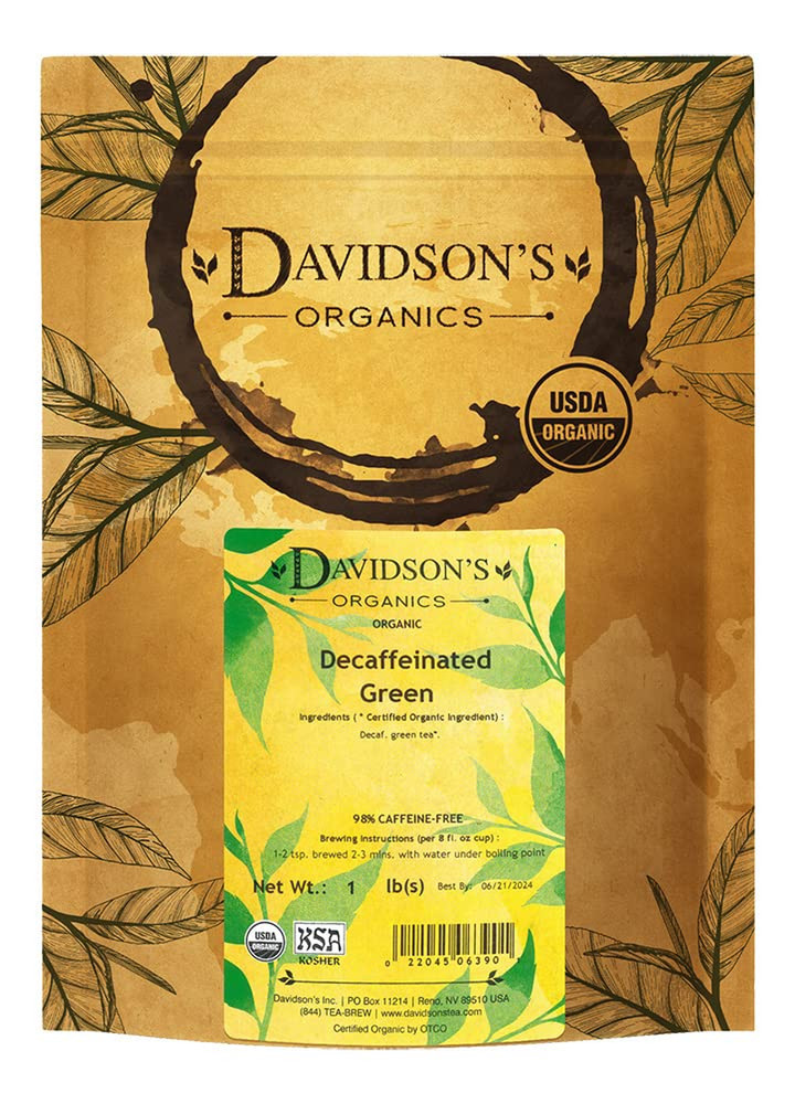 Davidson’S Tea Bulk, Decaf Green, 16-Ounce Bag