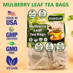 Mulberry Leaf TEA Organic Herbal Natural NON GMO- 120 Tea Bags