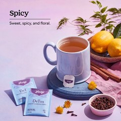 Yogi Tea – DeTox Tea (4 Pack) – Caffeine Free – 64 Organic Herbal Tea Bags