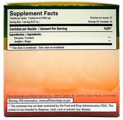 Turmeric and Ginger Tea (Te de Curcuma y Jengibre) by Betel Natural – 24 Tea Bag