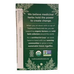 Traditional Medicinals Organic Hibiscus Herbal Tea, 6 Boxes of 16 ct BB 02/2028