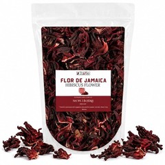 Premium Dried Hibiscus Flowers for Tea – Whole Loose Leaf Flor de Jamaica Herbal