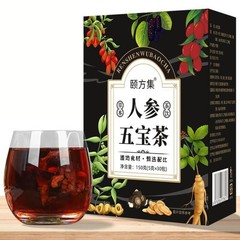 Kidney Tea Formula Ginseng Five Treasure Tea 30 Bags Mulberry Herbal Tea Bags