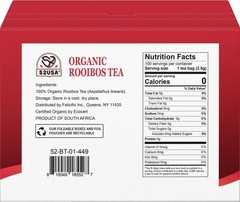 Rooibos Tea Organic, 100 Tea bags, Pure Premuim Rooibos Tea, Naturally Sweet …
